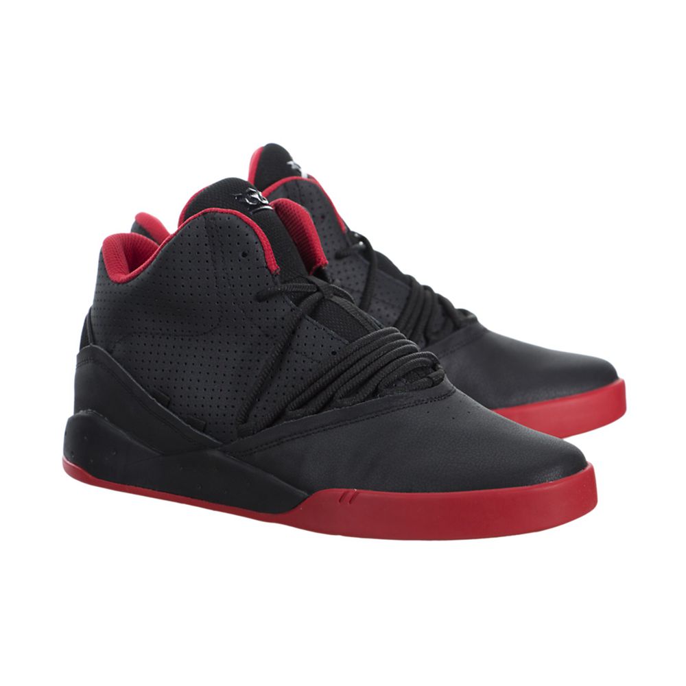 Supra Estaban Black Red Shoes - Supra Sneakers Mens Sale Canada