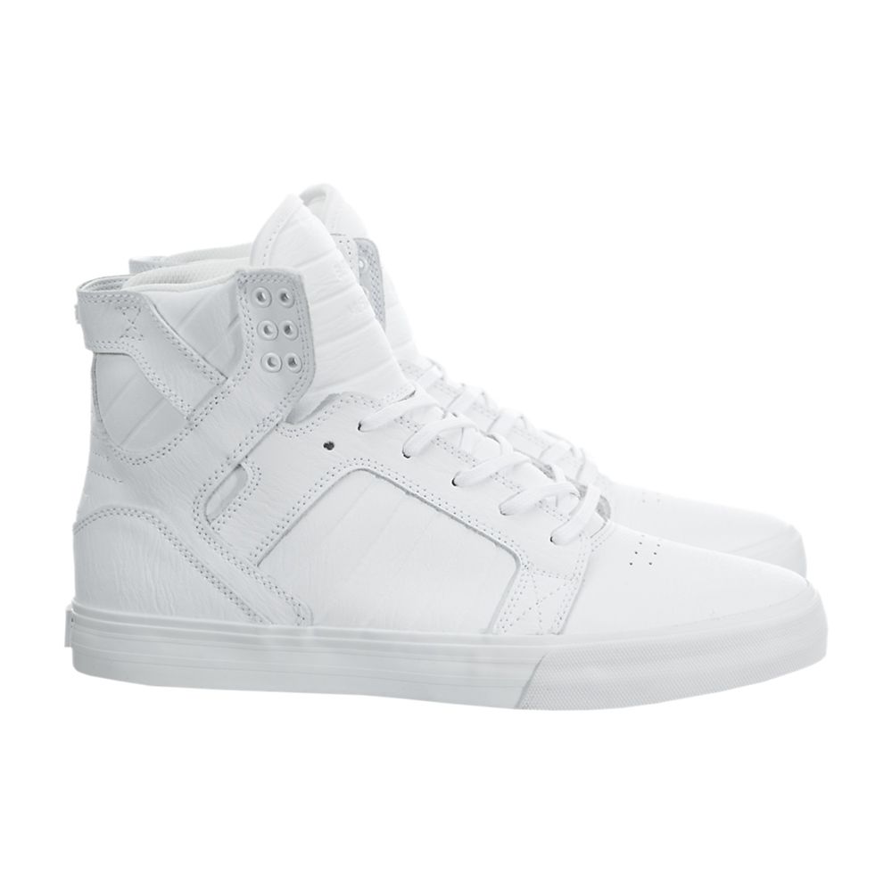 Supra SkyTop White Shoes - Supra High Top Shoes Mens Sale Canada